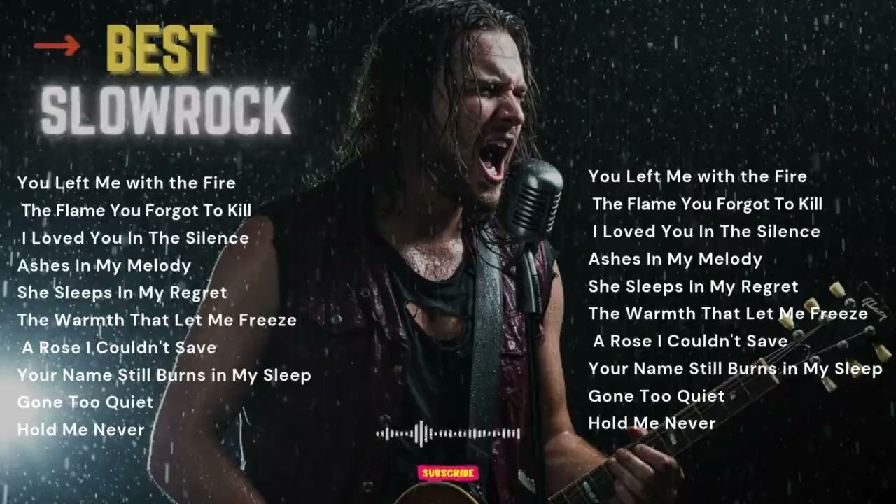 Whispers of a Broken Heart 💔🎸 | TOP EMOTIONAL SLOWROCK 2025 | SAD LOVE SONGS PLAYLIST