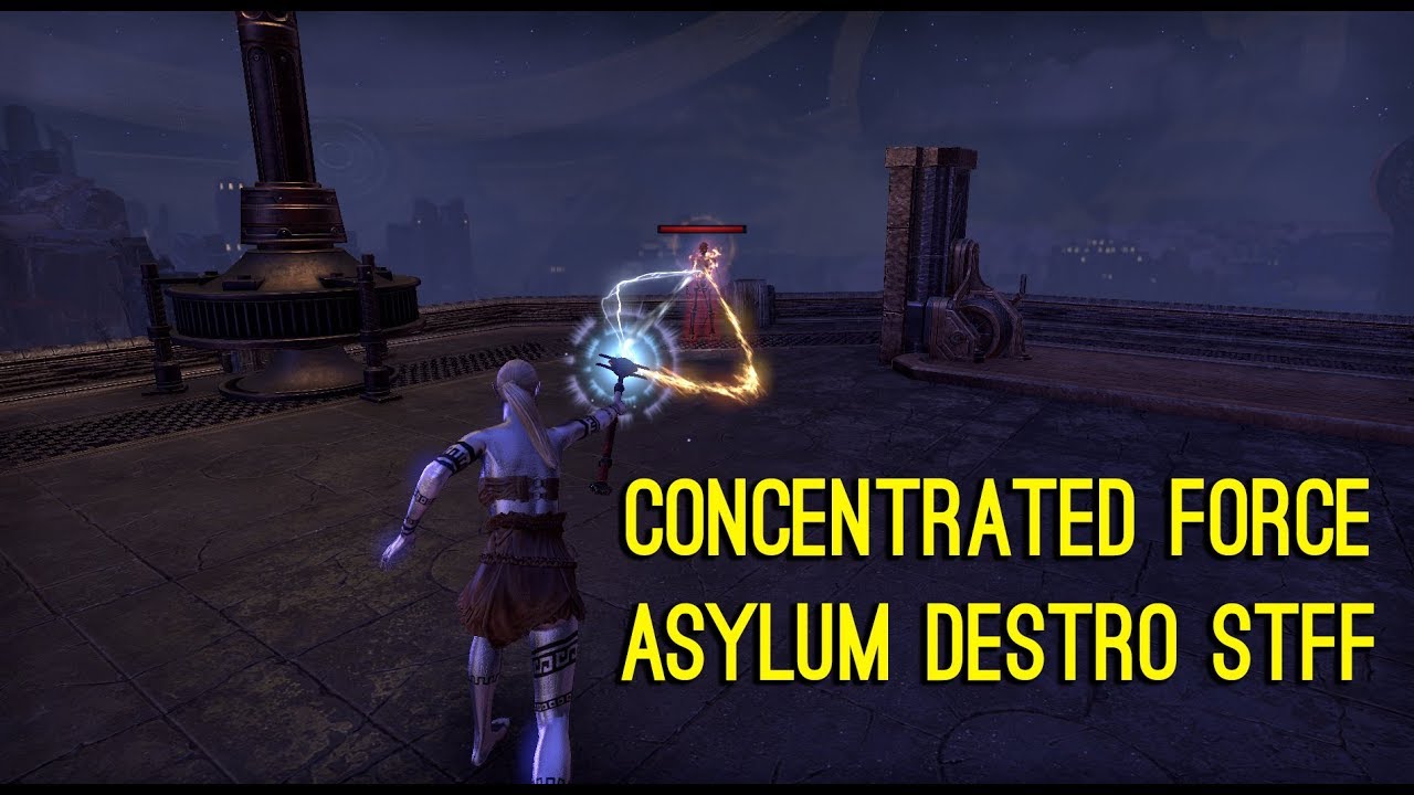 Concentrated Force Asylum Destro Staff - Clockwork City DLC