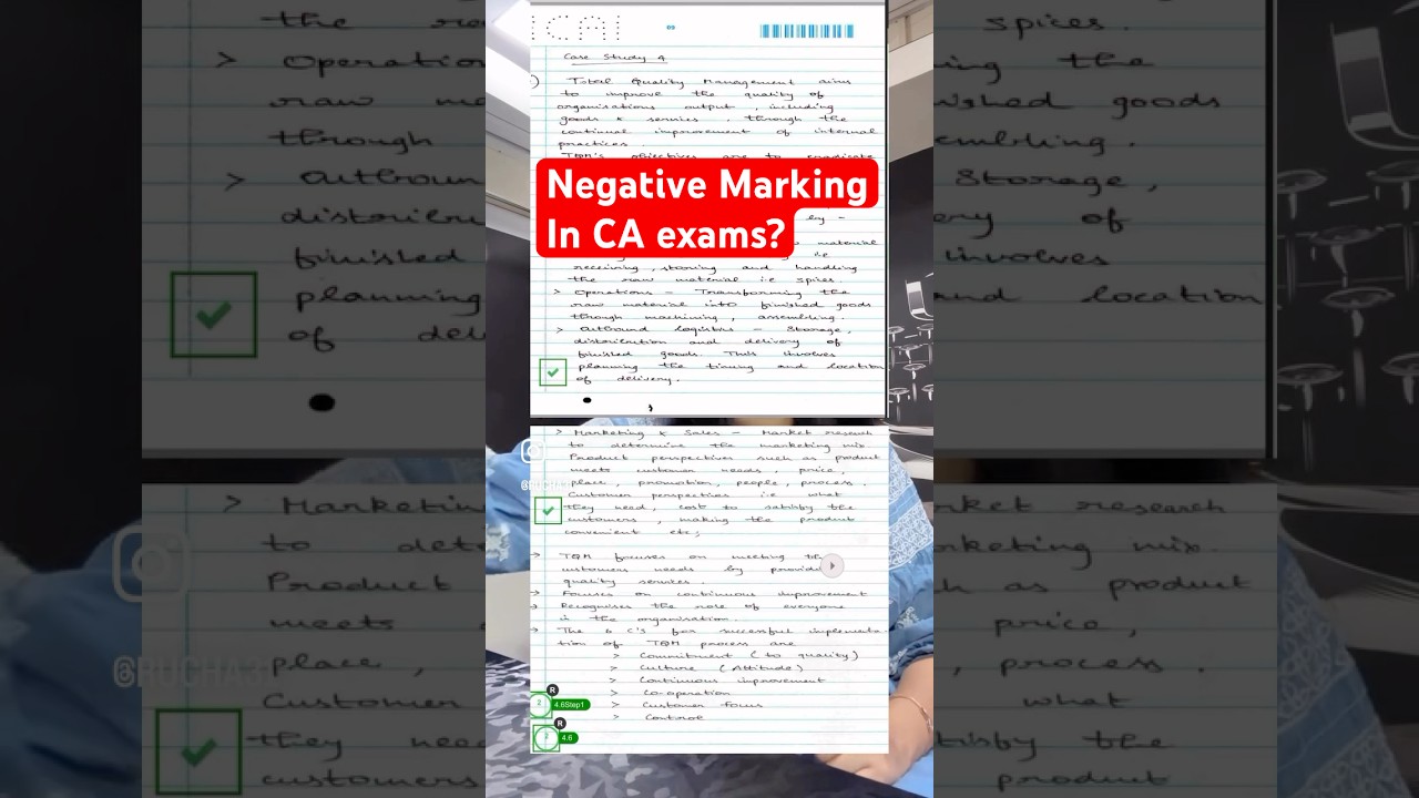 Negative Marking in CA exams? Fact Check!