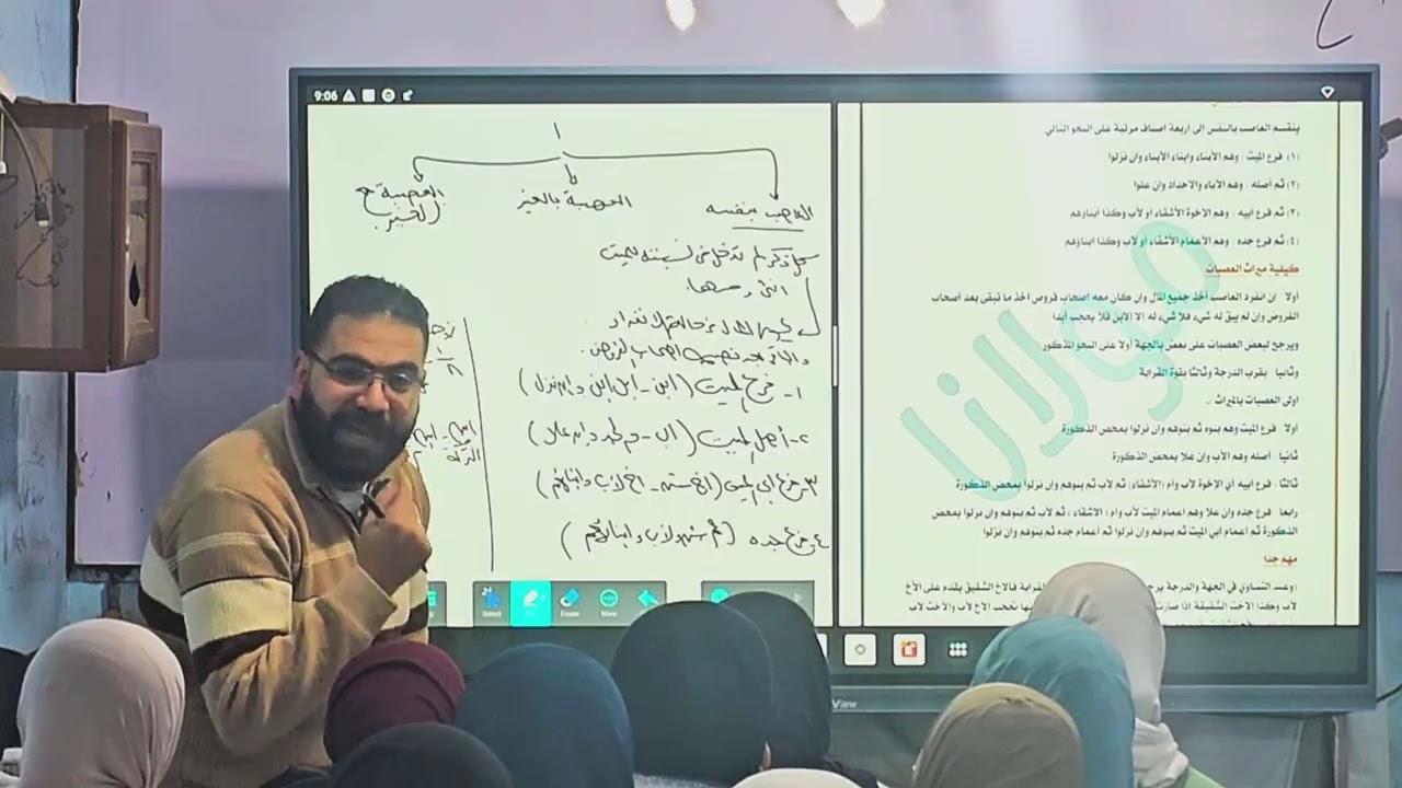 ميراث العصبات والحجب .. الصف الثالث الثانوي ❤️ 🦅 