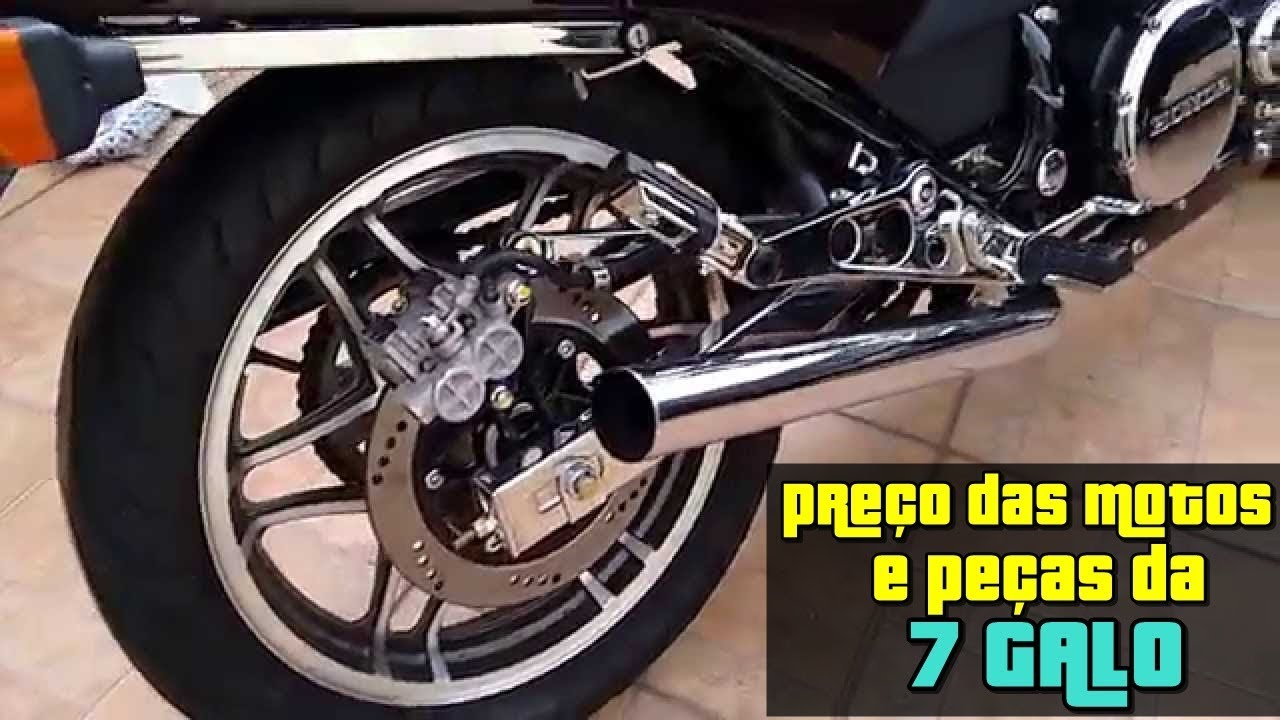 OLHA SÓ O PREÇO DAS MOTOS E PEÇAS DA 7 GALO - HONDA CBX 750F