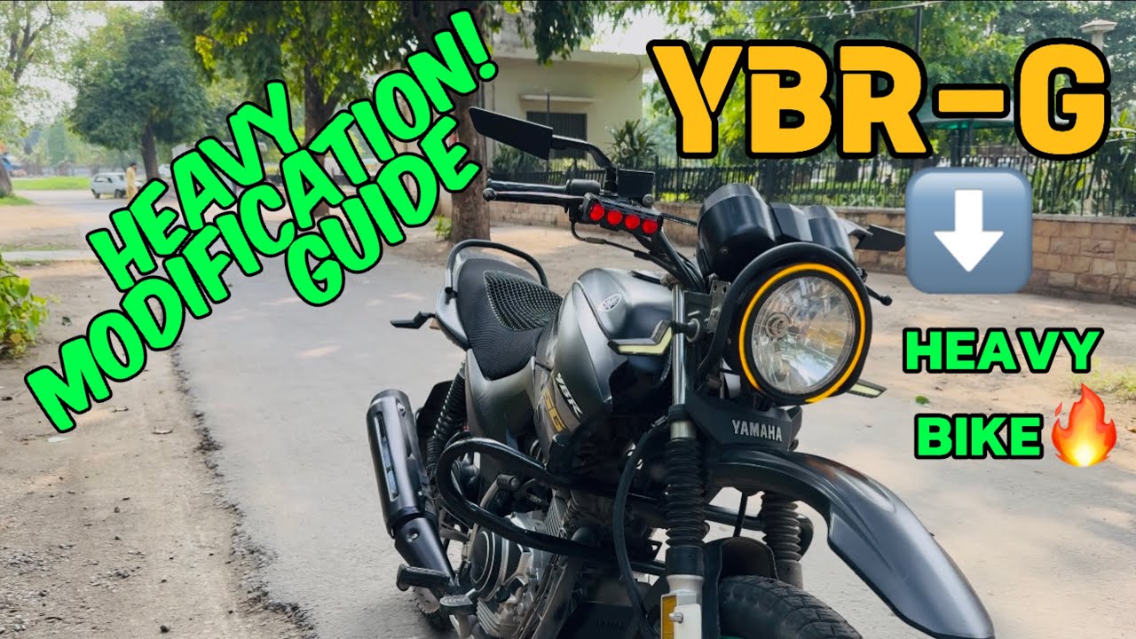Yamaha YBR 125G Transformed! INSANE Heavy Modifications Reveal 🔥💯