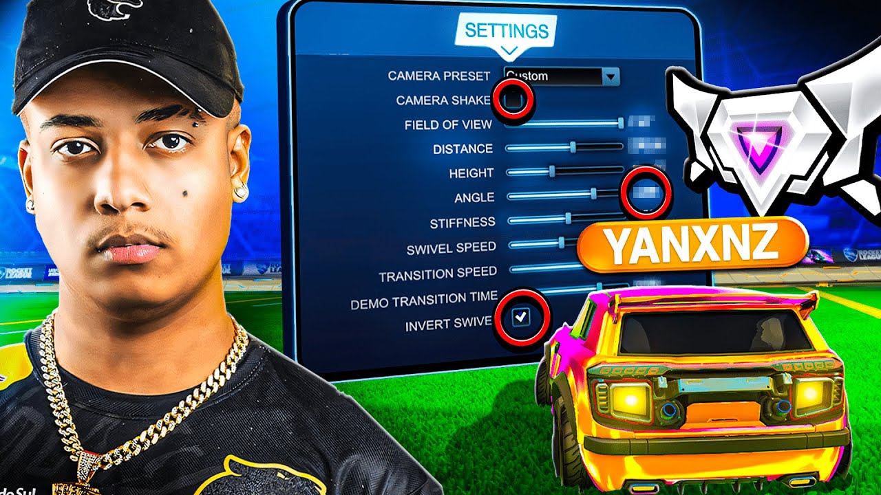 MOSTREI A MINHA CONFIG ATUALIZADA NO ROCKET LEAGUE!! (2V2 RANKED)