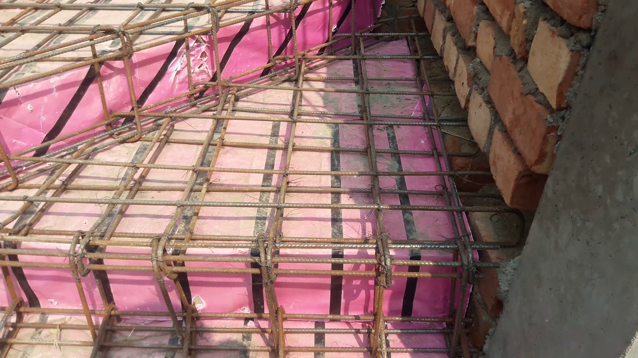 quarter turn stair  Reinforcement details.