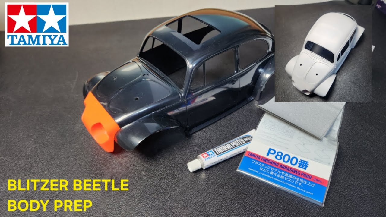 TAMIYA Blitzer Beetle Build Part 1 | Body Prep & Surfacer Work