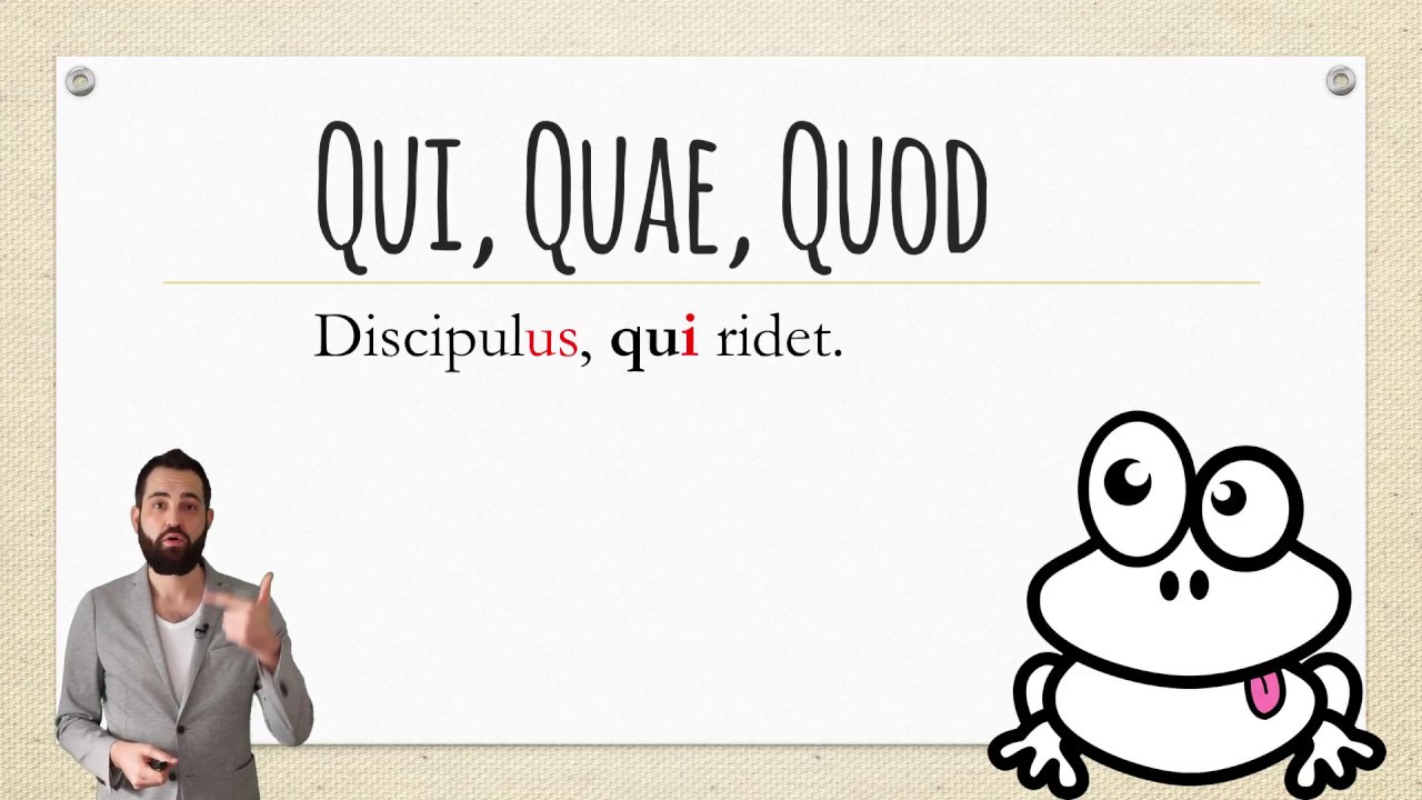 Let's Learn Latin: Relativpronomen Qui, Quae, Quod