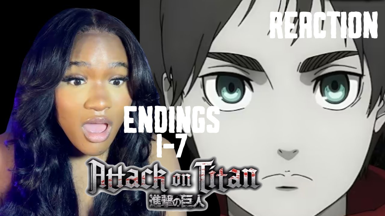 ANIME V*RGIN REACTS TO ATTACK ON TITAN ENDINGS FOR THE FIRST TIME!!!