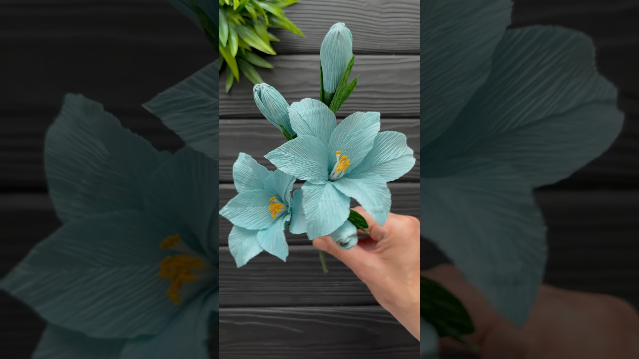 How to Make Crepe Paper Flower Crepe Paper Decoration Idea