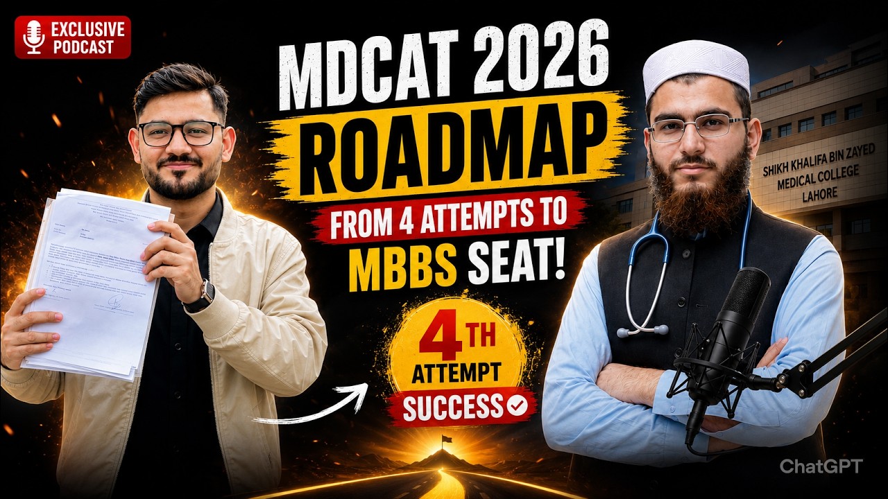 MDCAT 2026 Complete Roadmap | 4 Attempts to MBBS Success | Dr. Adil Ahmad's Full Strategy