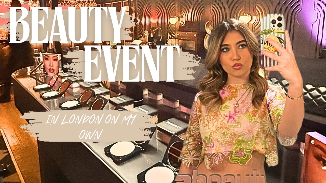 THE BIGGEST BEAUTY EVENT - AND I SHOWED UP ALONE! | Rosie McClelland