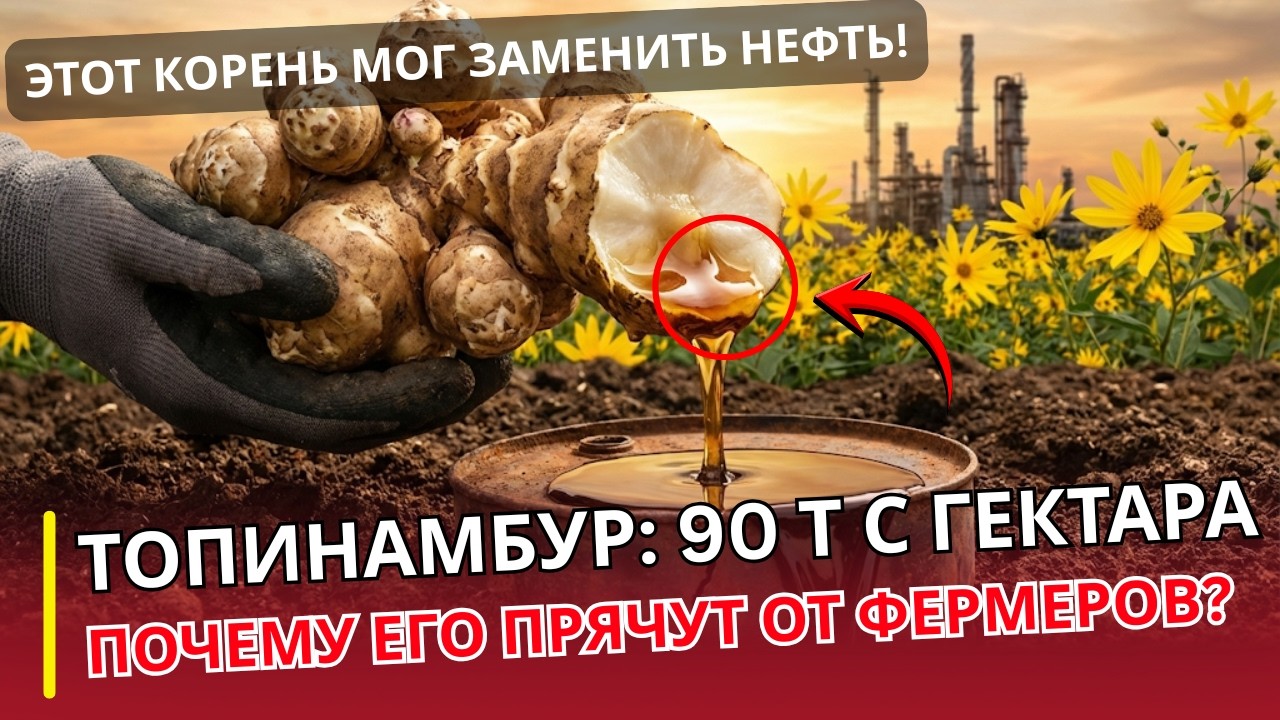 УРОЛОГ ОТВЕЧАЕТ: Топинамбур — «солнечный корень», который мог заменить нефть. Почему о нём забыли?