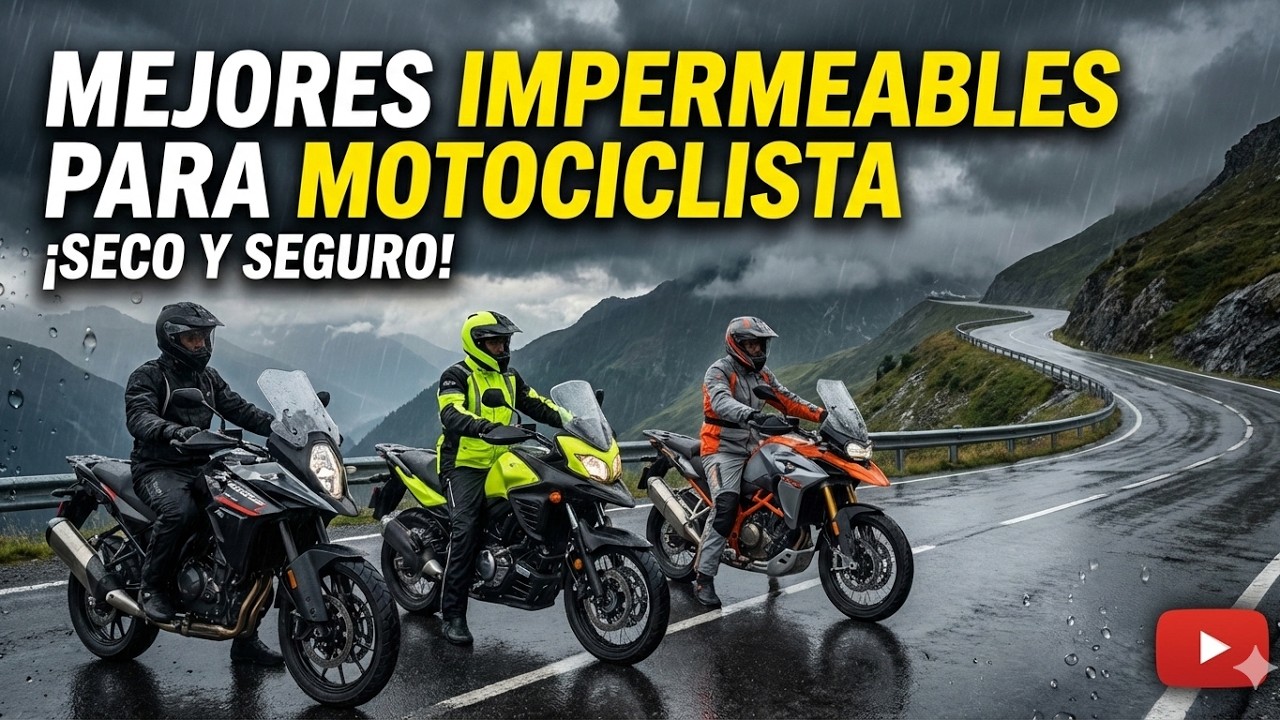 Los MEJORES Impermeables para Motociclista Calidad-Precio 2026 🏍️🌧️ No te mojes más😱
