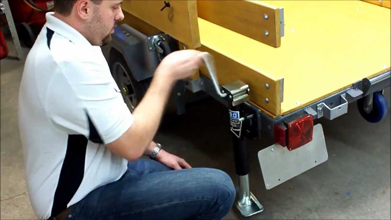 Power Folding Utility Trailer