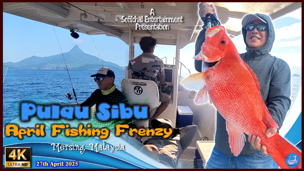Pulau Sibu: April Fishing Frenzy | #fishing in #Malaysia |06 #2025