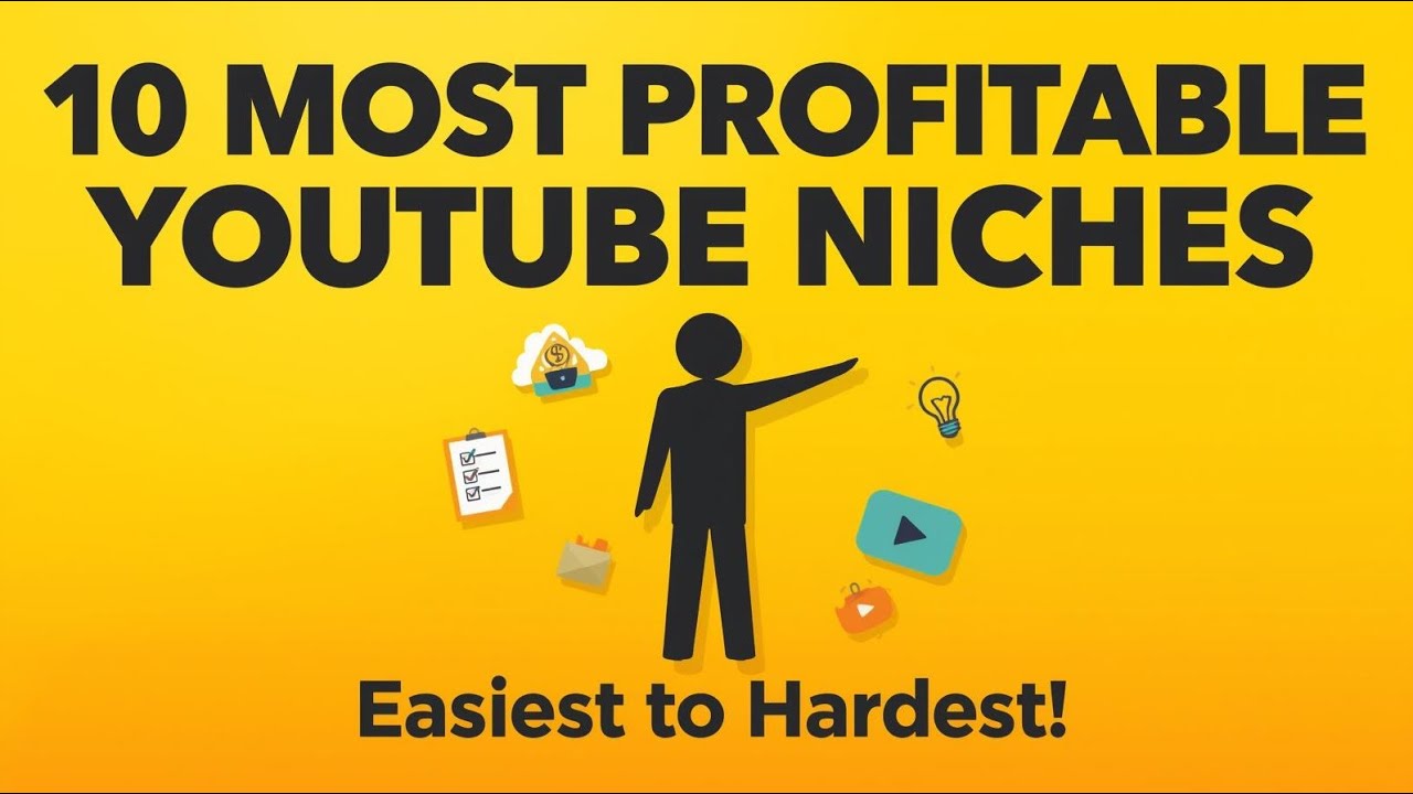 10 Most Profitable YouTube Niches Ranked From Easiest to Hardest (Make Money on YouTube in 2026)