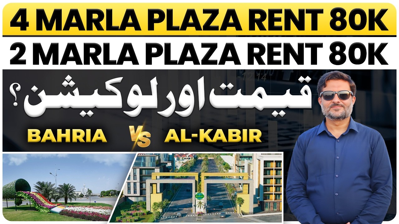 Bahria VS Al Kabir | 2 & 4 Marla Commercial Plaza | Rental Income Options in Lahore