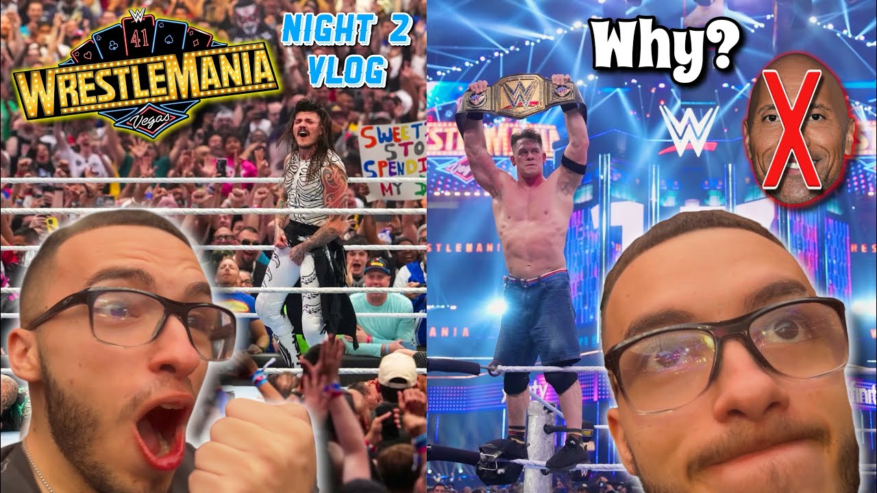 WWE PLAYED WITH MY EMOTIONS! (WRESTLEMANIA 41 FULL NIGHT 2 VLOG)