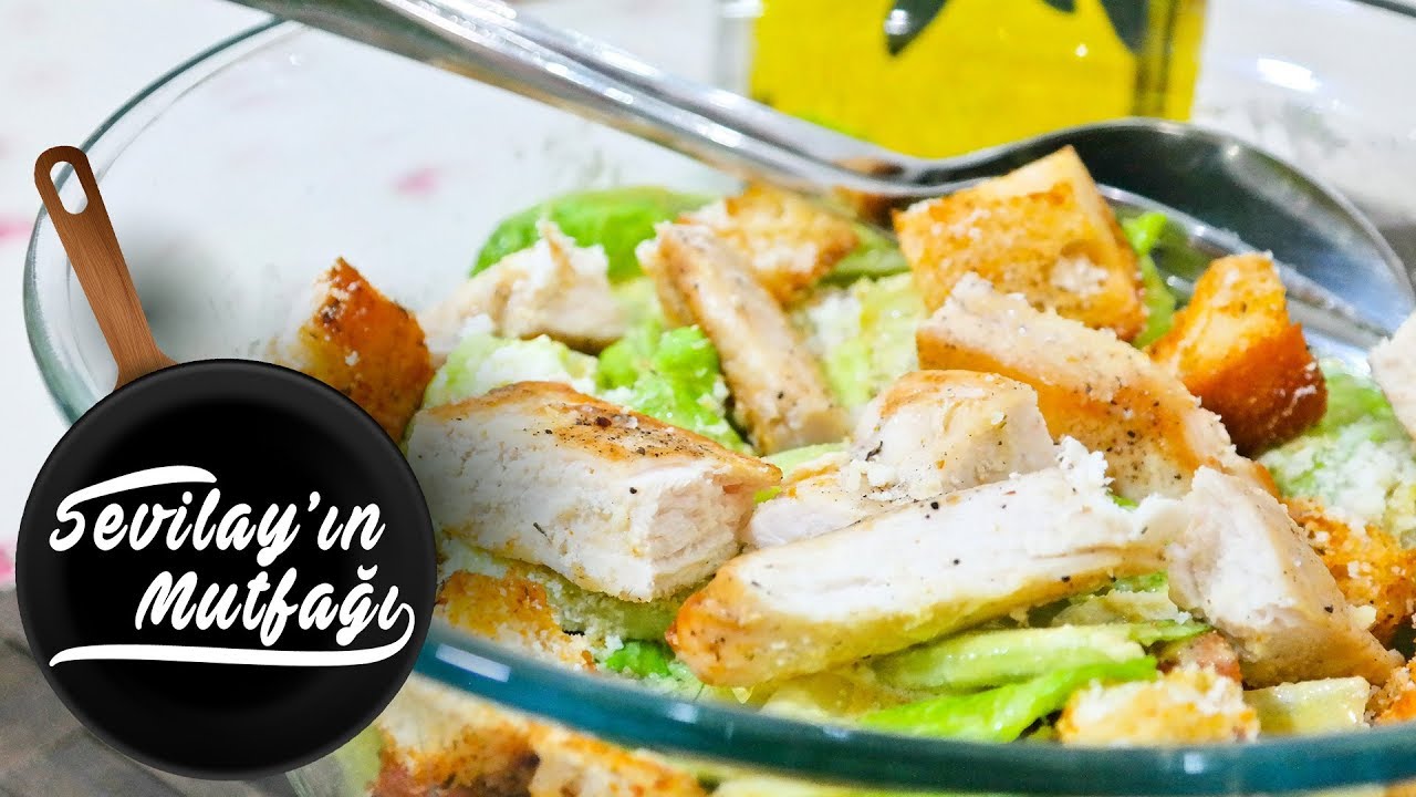 Tavuklu Sezar Salata Nasıl Yapılır? | Tavuklu Sezar Salata Tarifi