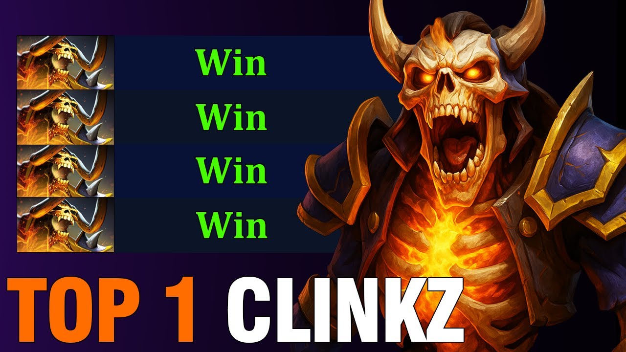 TOP 1 Clinkz IMMORTAL Gameplay | Safelane Carry | Dota 2 7.39e