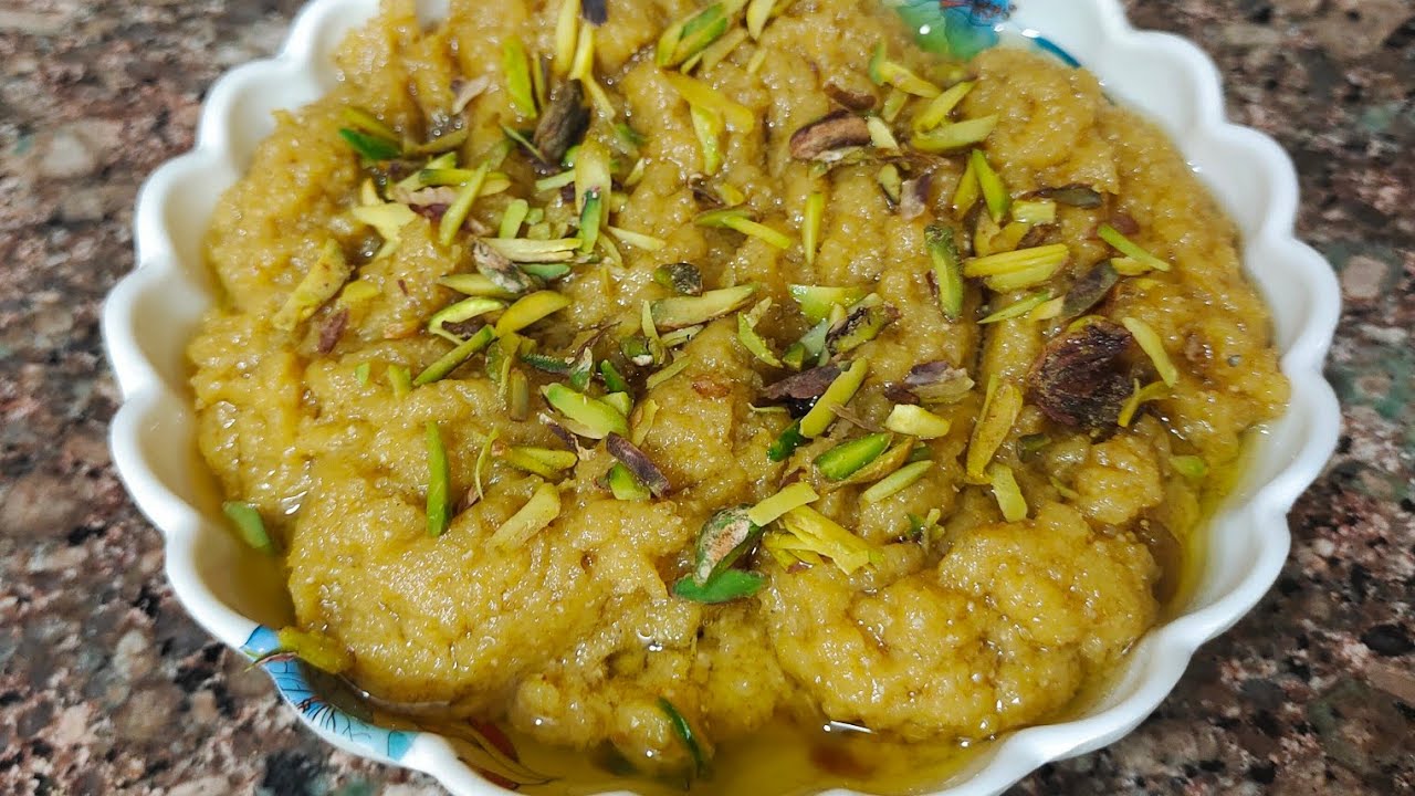 बादाम हलवा रेसिपी एक परफेक्ट तरीका परफेक्ट स्वाद‌ perfect for wedding and tasty traditional taste 