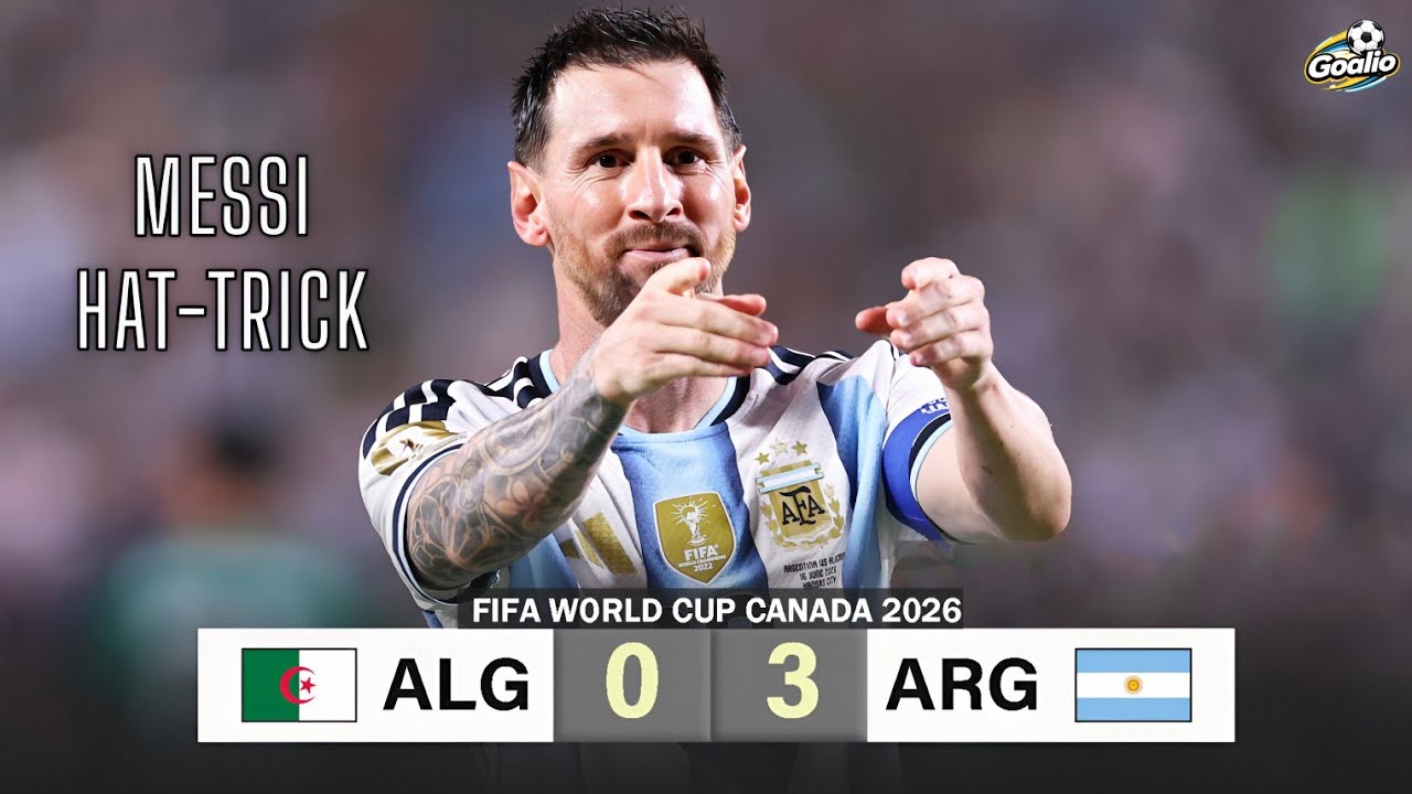 MESSI SHOCKED THE WORLD WITH A HISTORIC HAT-TRICK AGAINST ALGERIA! 🌍⚽