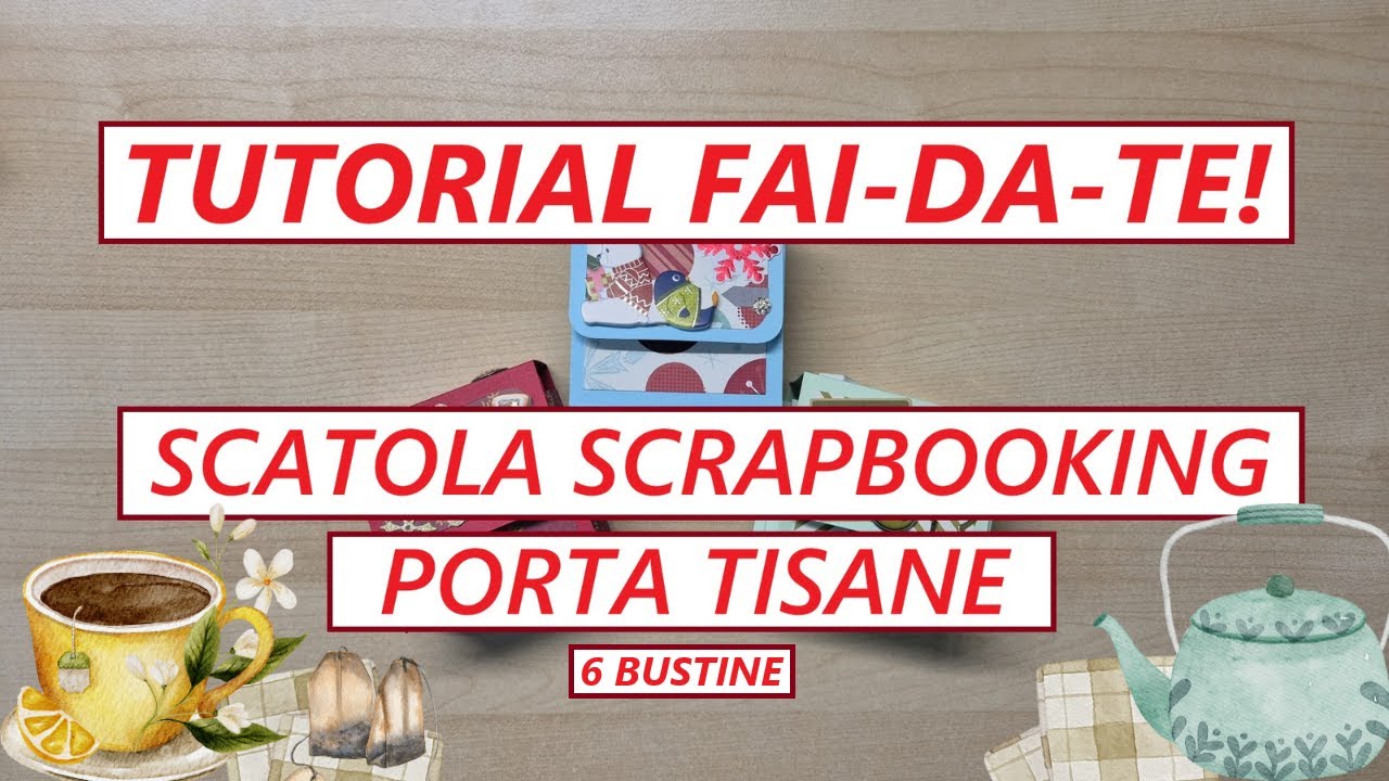Tutorial Fai-Da-Te! Tutorial porta bustine the scrapbooking.