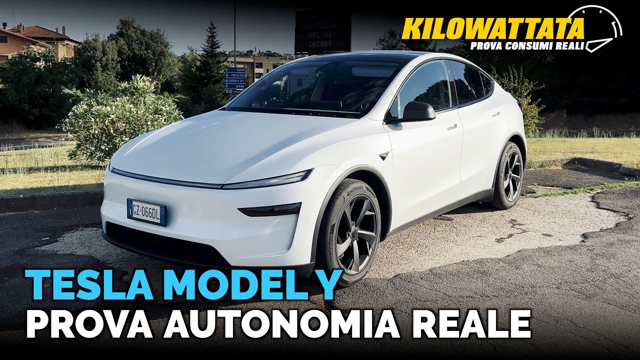Quanti km fa davvero ? Tesla Model Y 2026 RWD #kilowattata