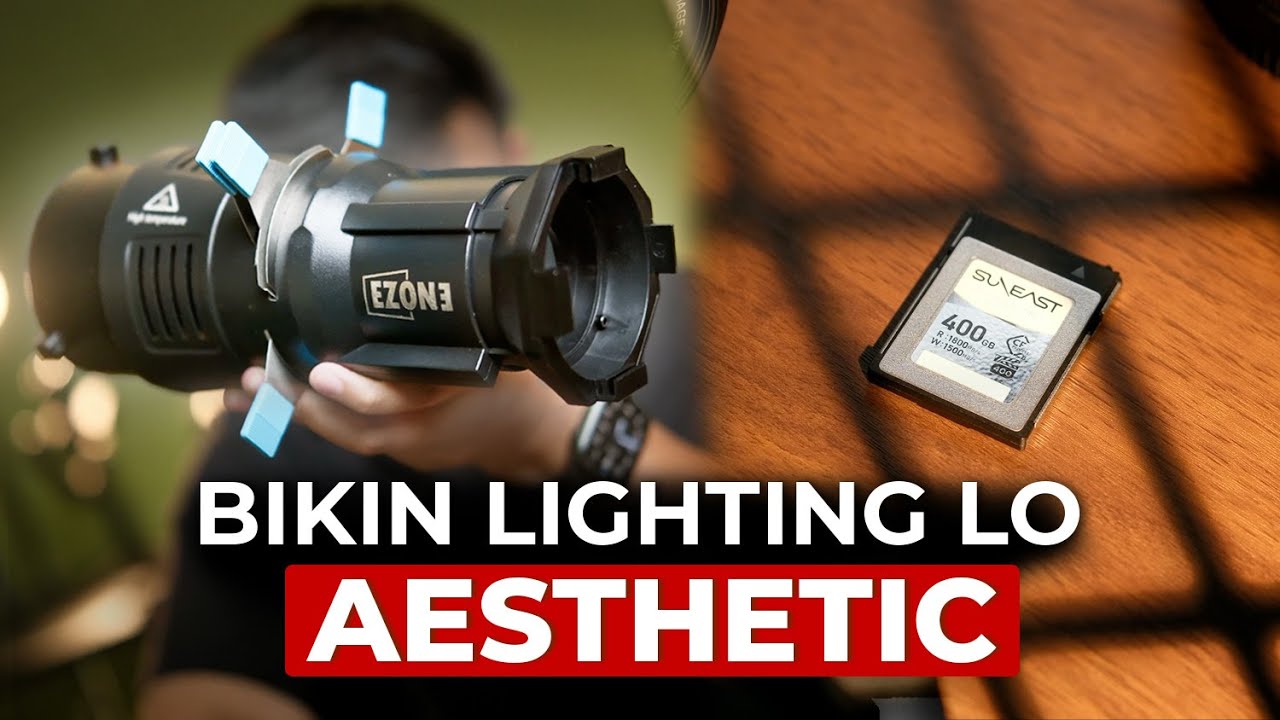 Lebih Murah Dari Godox | Review Lighting Gobo Optical Snoot Ezone