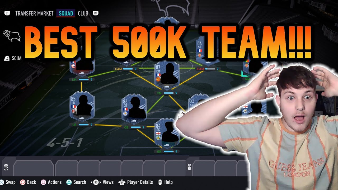FIFA 21 BEST 500K TEAM RIGHT NOW!!