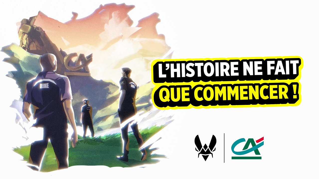 L'histoire incroyable de Team Vitality sur Valorant, racontée par Crédit Agricole.