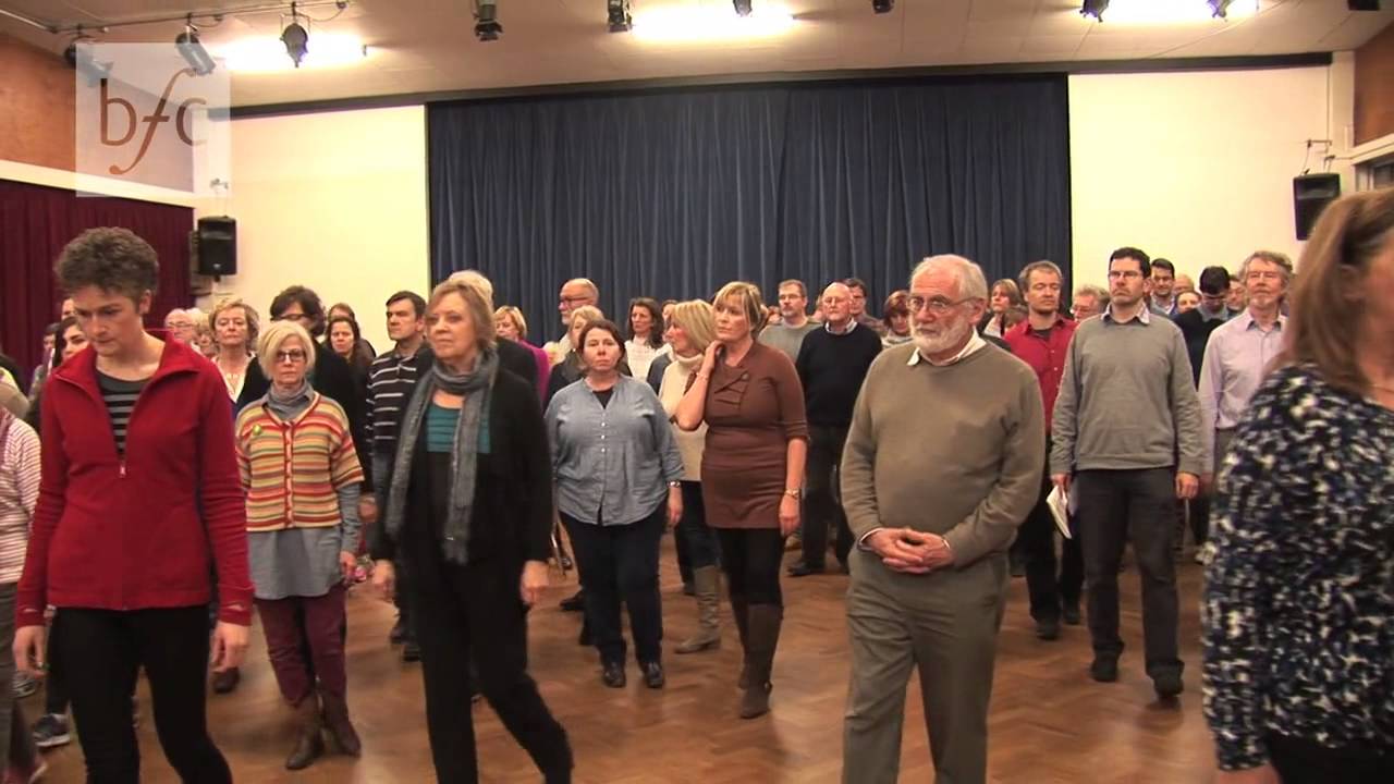 Brighton Festival Chorus - Bach St John Passion in rehearsal
