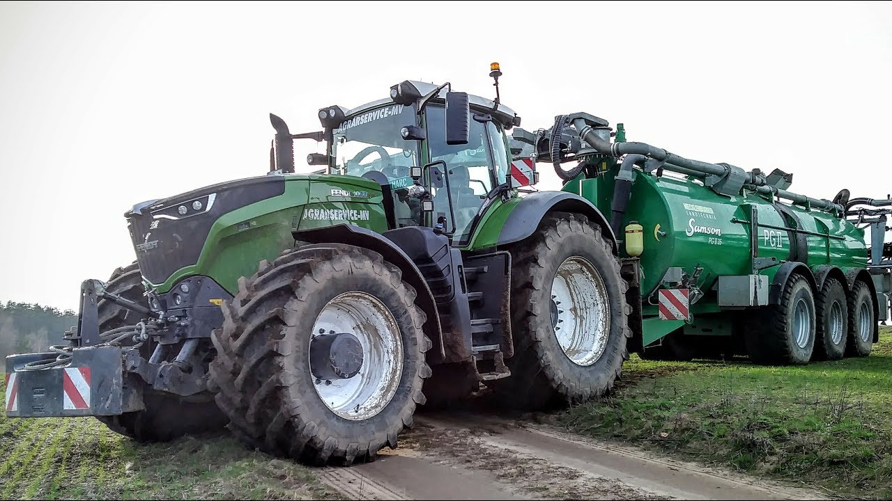 FENDT 1050 Vario mit Samson PG II 35 und 36m arbeitsbreite