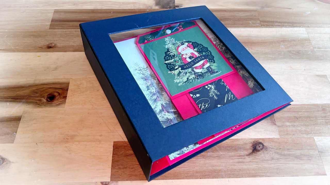Mini Album Basics-How to Create an Acetate Window Mini Album Base
