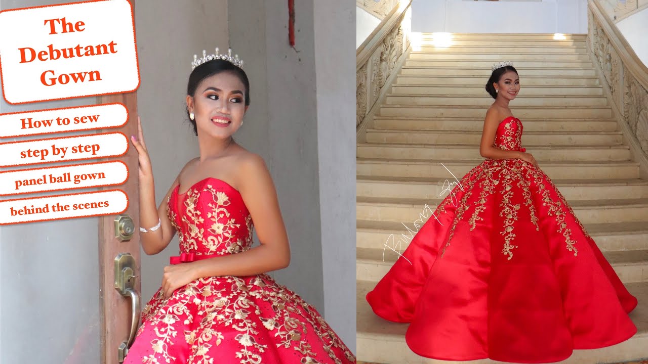 I made  my Client Debut Panel Ball Gown - Aprilyn's 18th Birthday | Vlog #2
