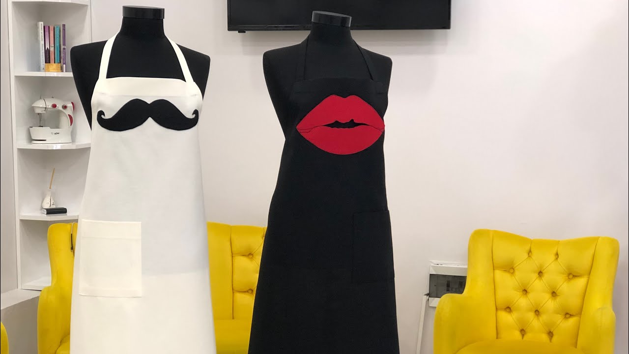 Sevgililer Gününe Özel Mutfak Önlükleri Dikiş Videosu | Special Aprons for Valentine's Day