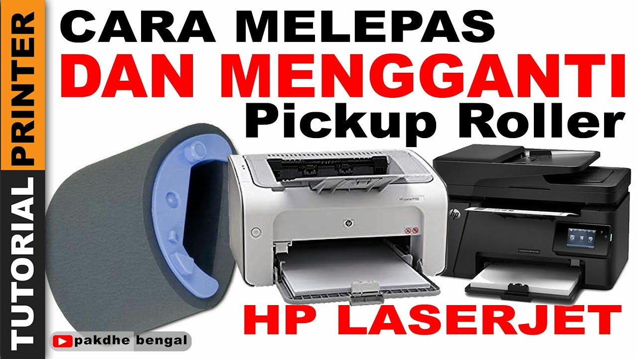 Cara Ganti Pick up Roll Printer HP Laserjet, cara melepas roll printer hp laserjet, ganti roll