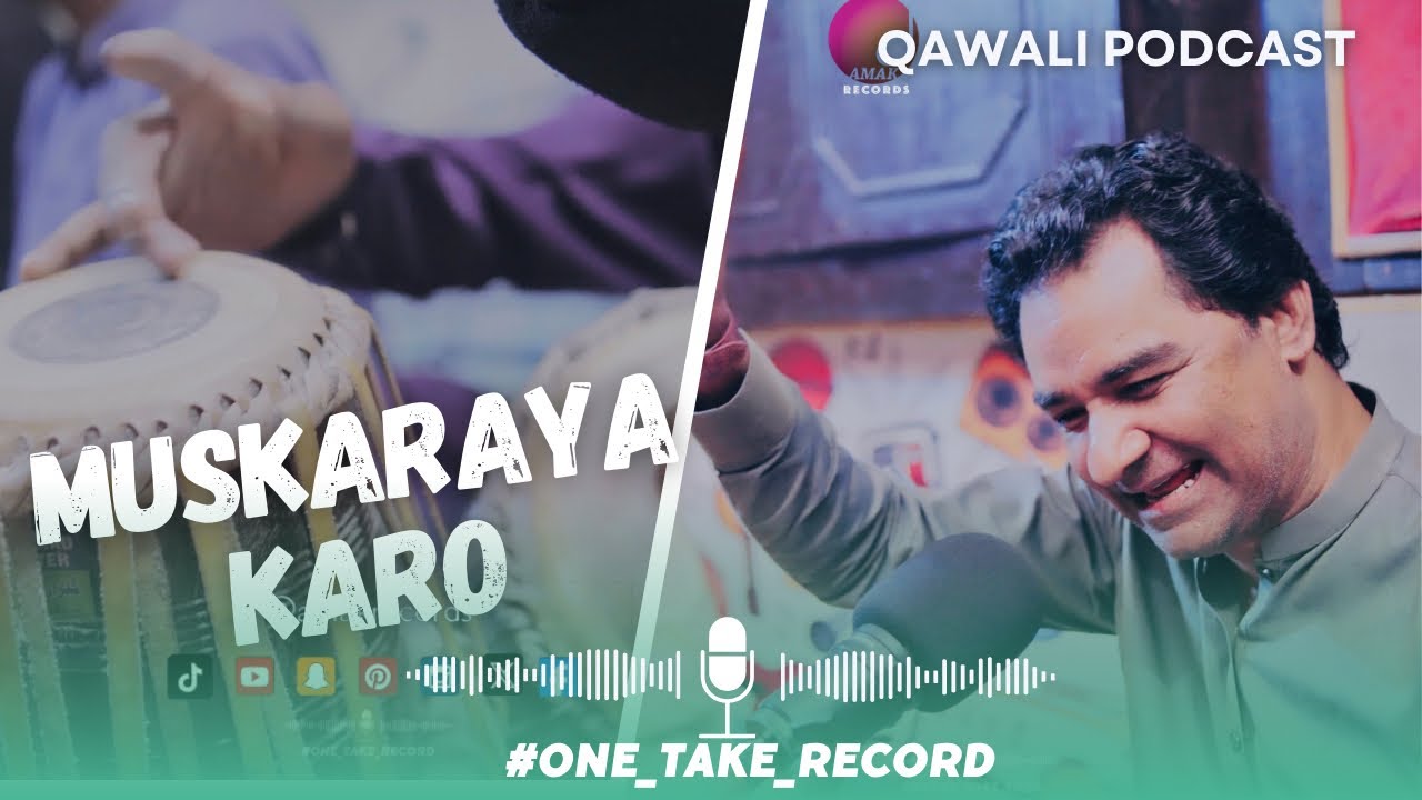 Qawali podcast. Muskraya Karo | Asad Mubarak Ali khan live qawali | Amak records