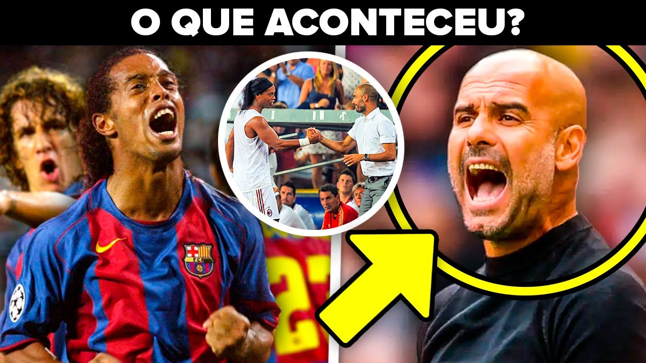 Guardiola DESTRUIU a Carreira de Ronaldinho. Veja TUDO o que Aconteceu