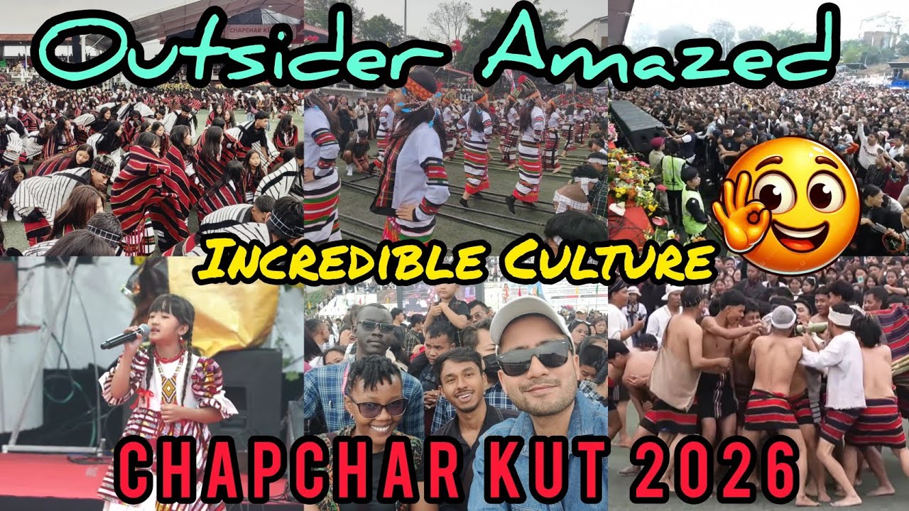 🔥 Outsider Enjoying Chapchar Kut Aizawl | Mizo Culture Wins Hearts! @purbabindasvlogging7948
