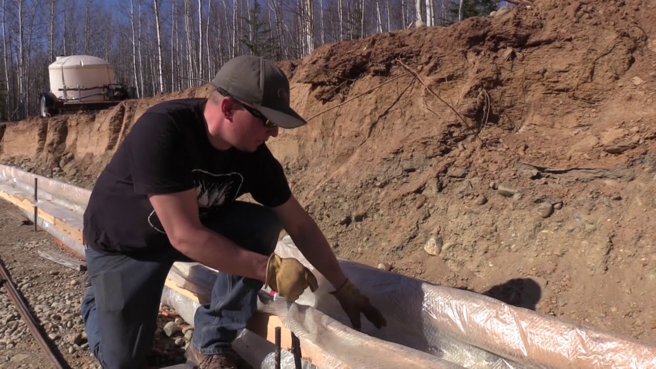 Plastic Paper Concrete Footing Form Hack