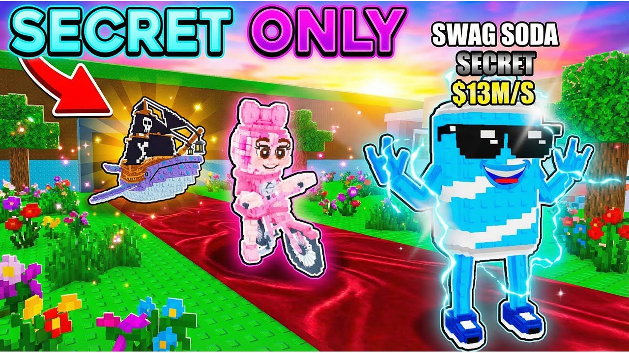 Từ 0 Đến 1 Nghìn Tỷ Chỉ Dùng Secret Trong Steal A Brainrot !