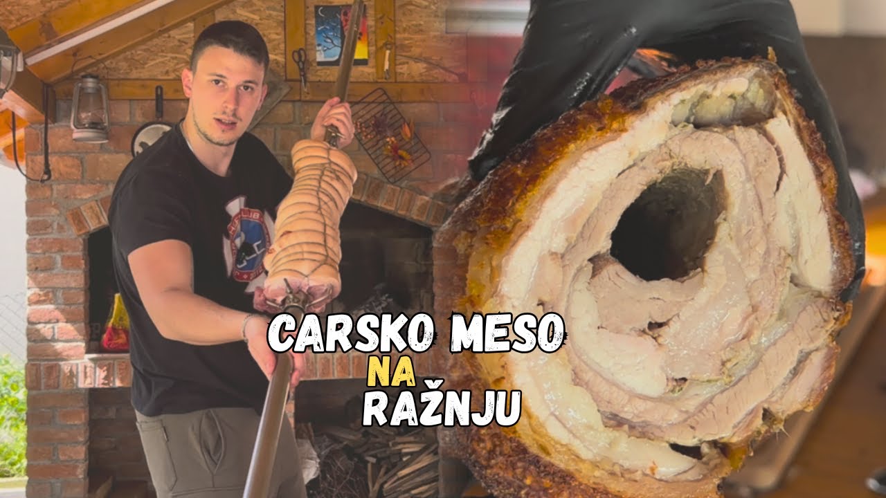 CARSKO MESO NA RAŽNJU | Porketa na balkanski  način?🔥