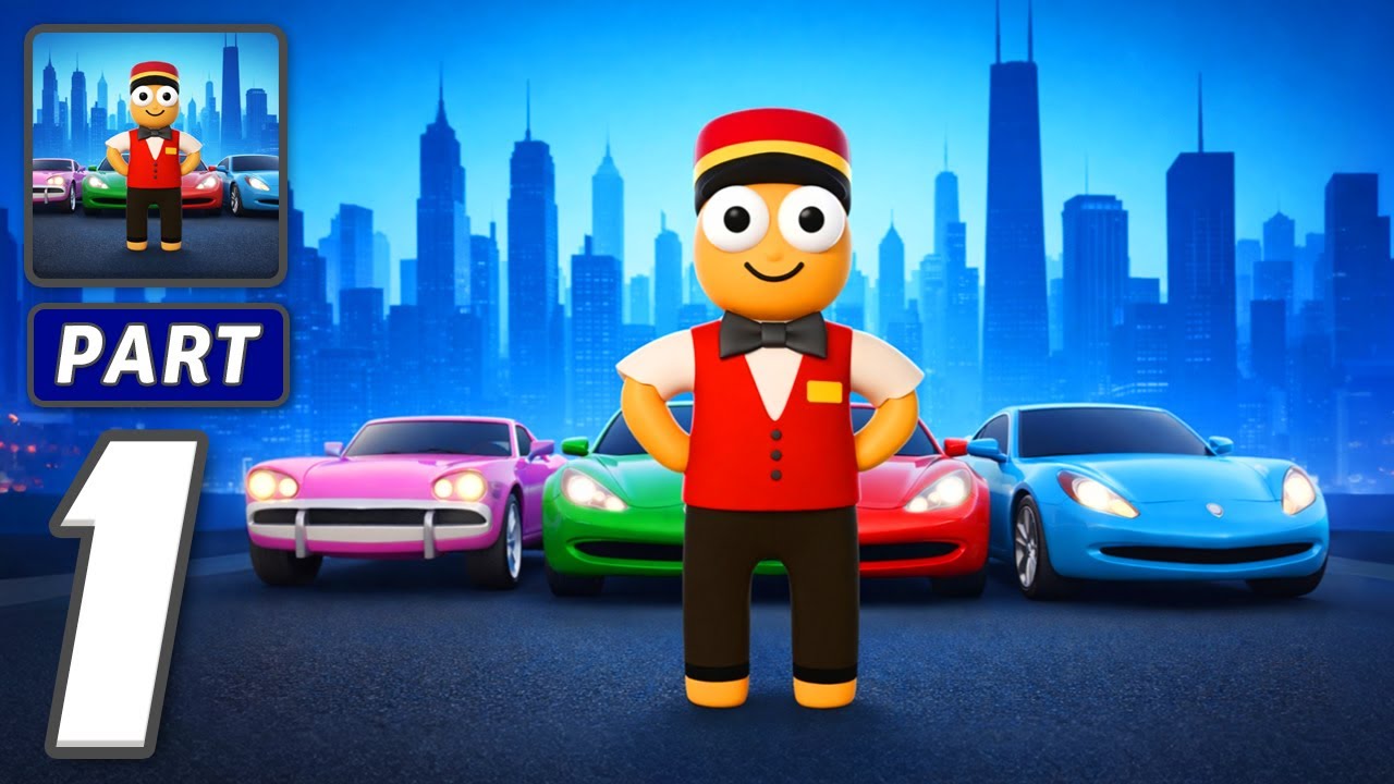 Valet Master: Car Parking - Gameplay Walkthrough Part 1 - Park Perfect Every Time (iOS, Android)