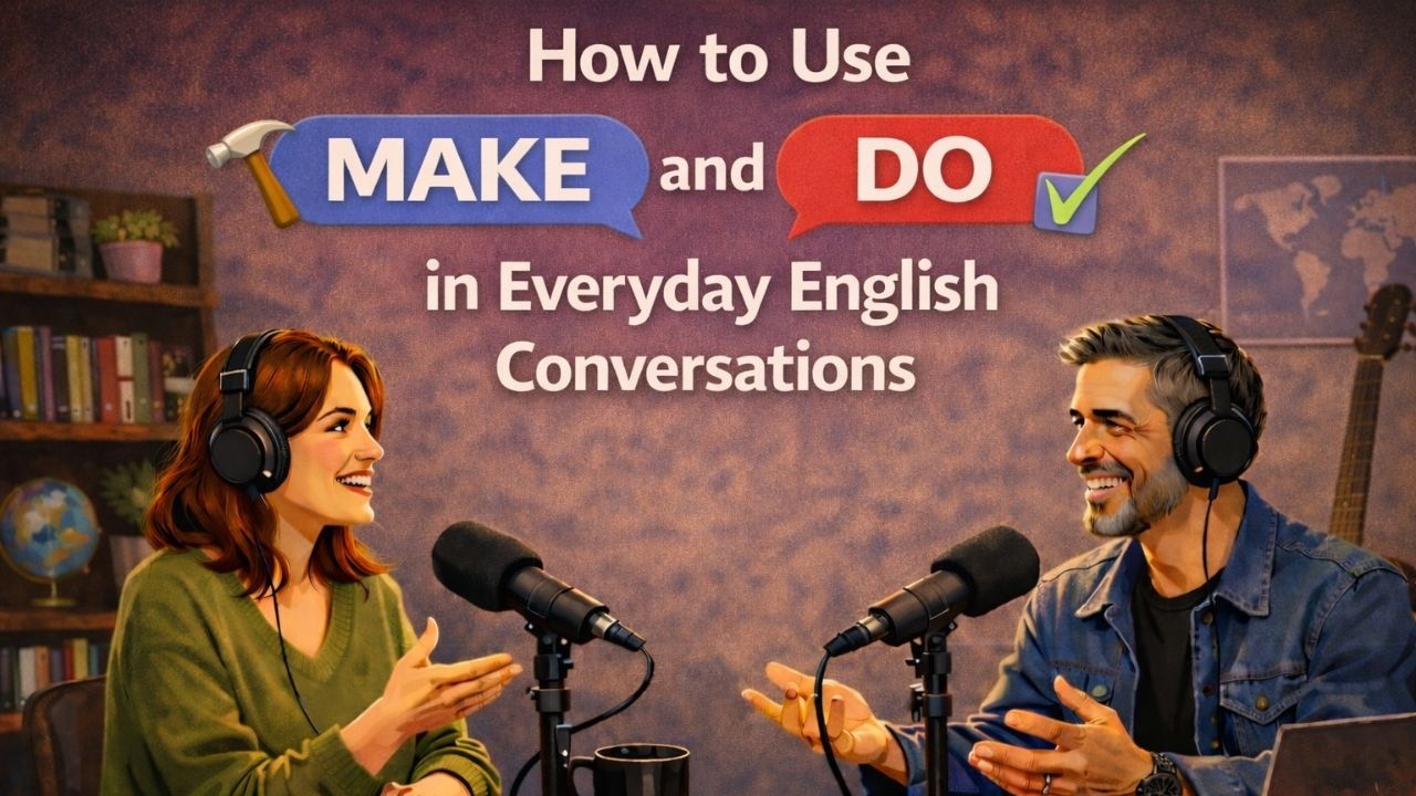 How to Use “MAKE” and “DO” in Everyday English Conversations | English Speaking Practice