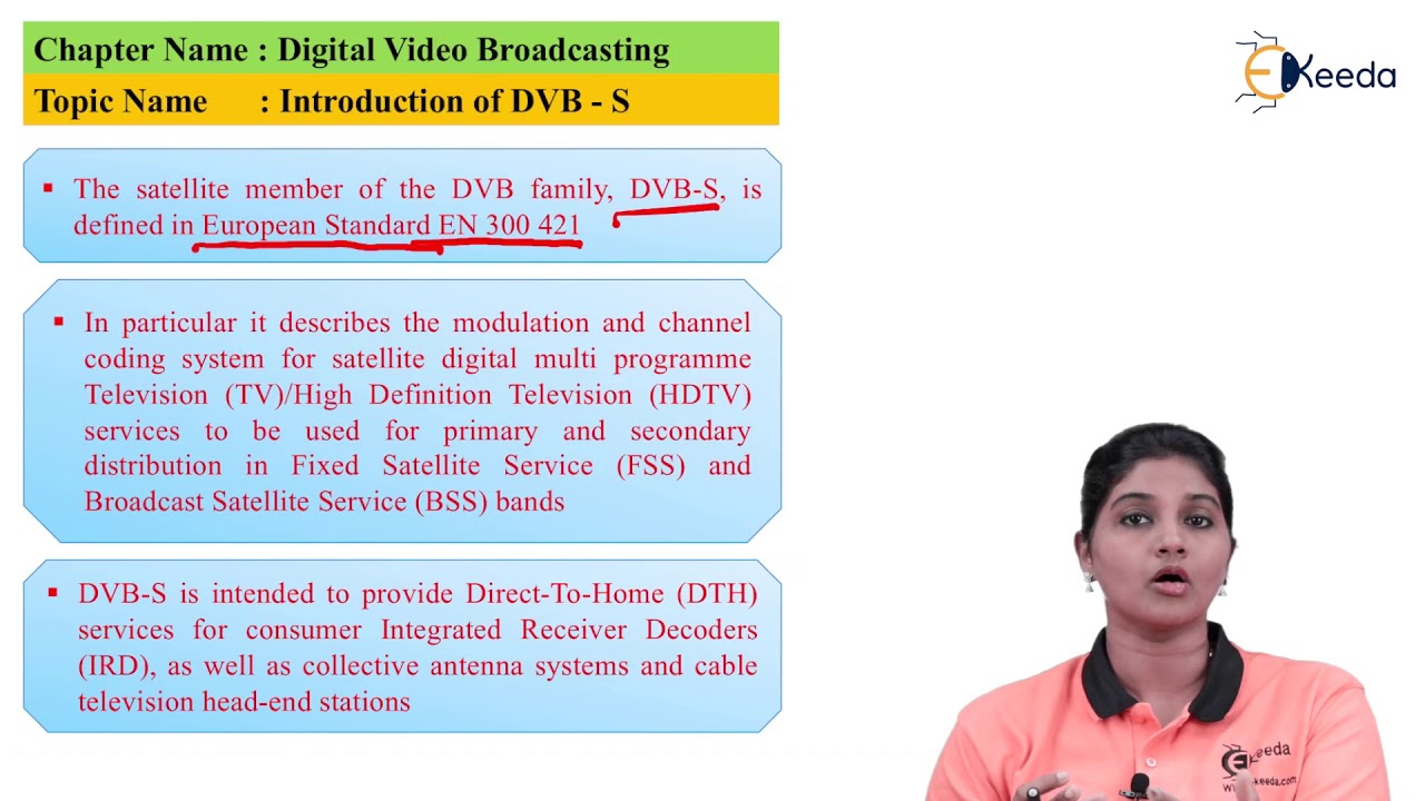 Introduction of DVB-S | Digital Video Broadcasting | TV and Video Engineering