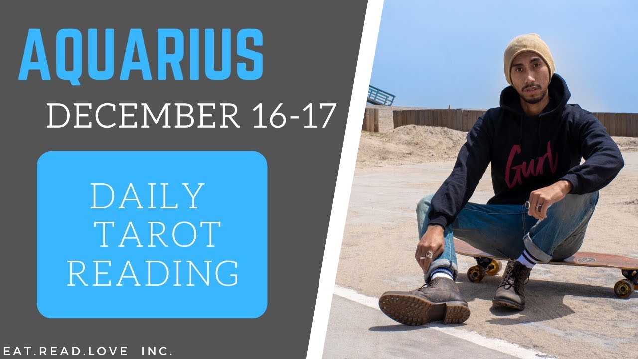 AQUARIUS - “YOU ARE SHINING THEY ARE BEING TESTED” DEC 16-17 DAILY TAROT READING