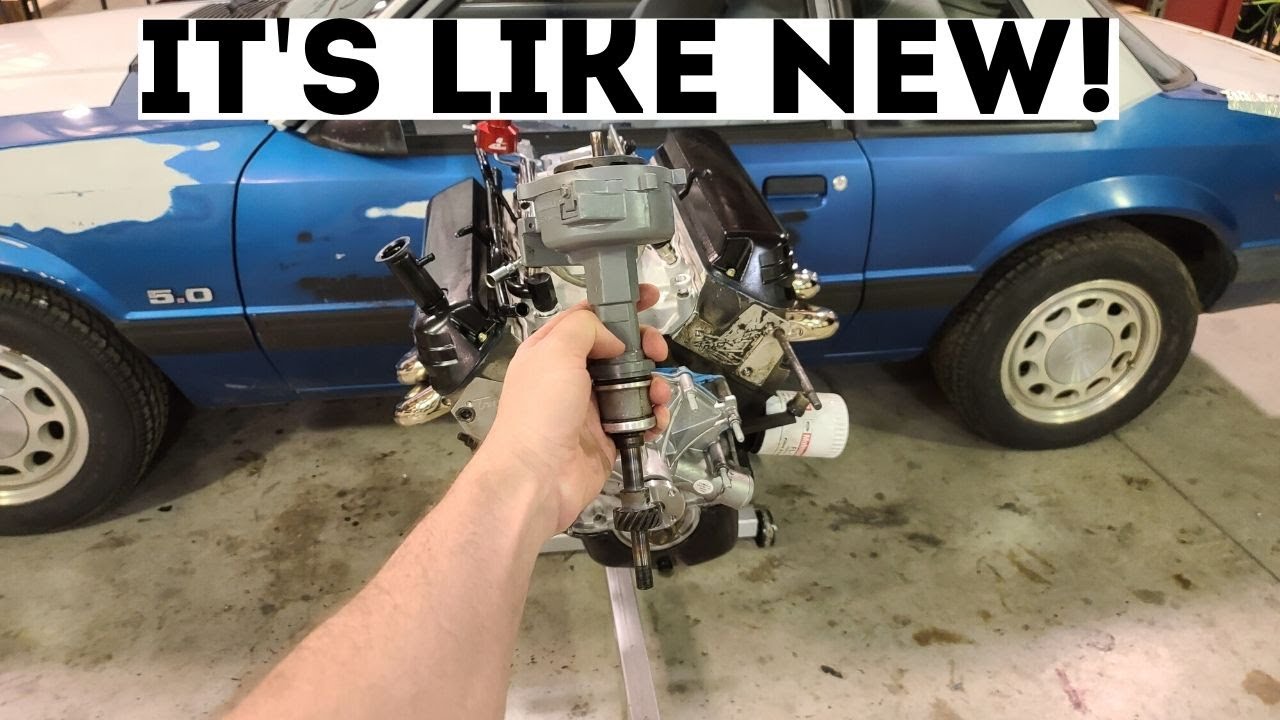 Восстановление распределителя FORD на моем FOXBODY MUSTANG SSP…..Как установить новый датчик PIP.