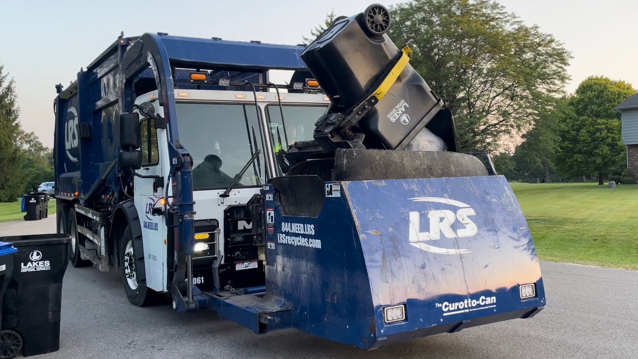 Garbage Truck Compilation: LRS Mack LRs in Avon Township, Illinois