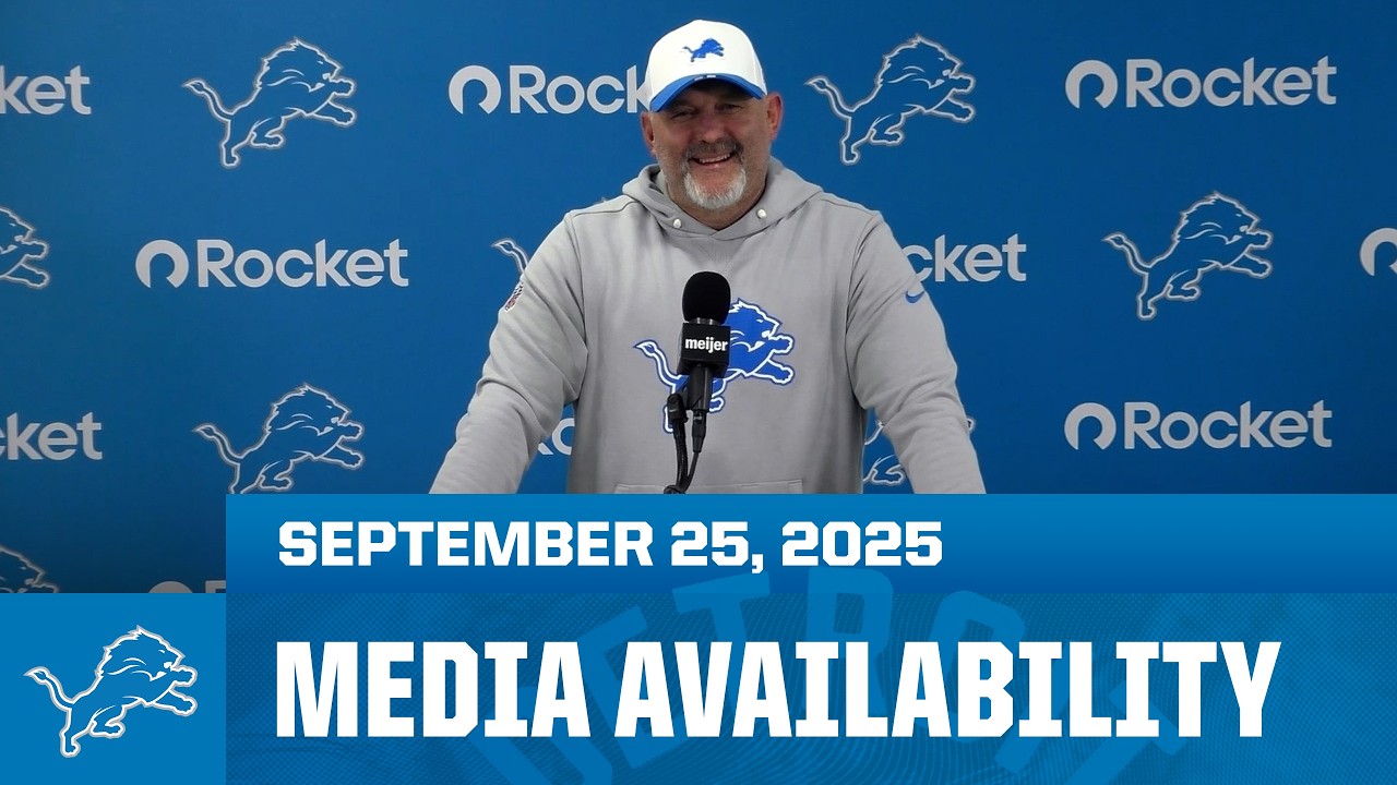 Detroit Lions coordinators meet with the media | September 25, 2025