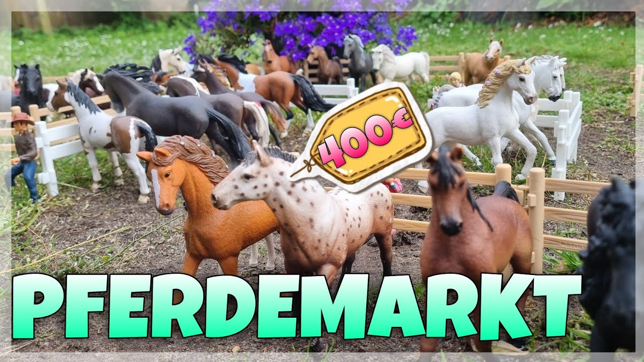 Der große PFERDEMARKT!🐴💰Pferdekauf + DIEB?😱Schleich Video